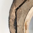 画像12: オーバル型 木製フレーム ブラック (平ガラス付き) (12)
