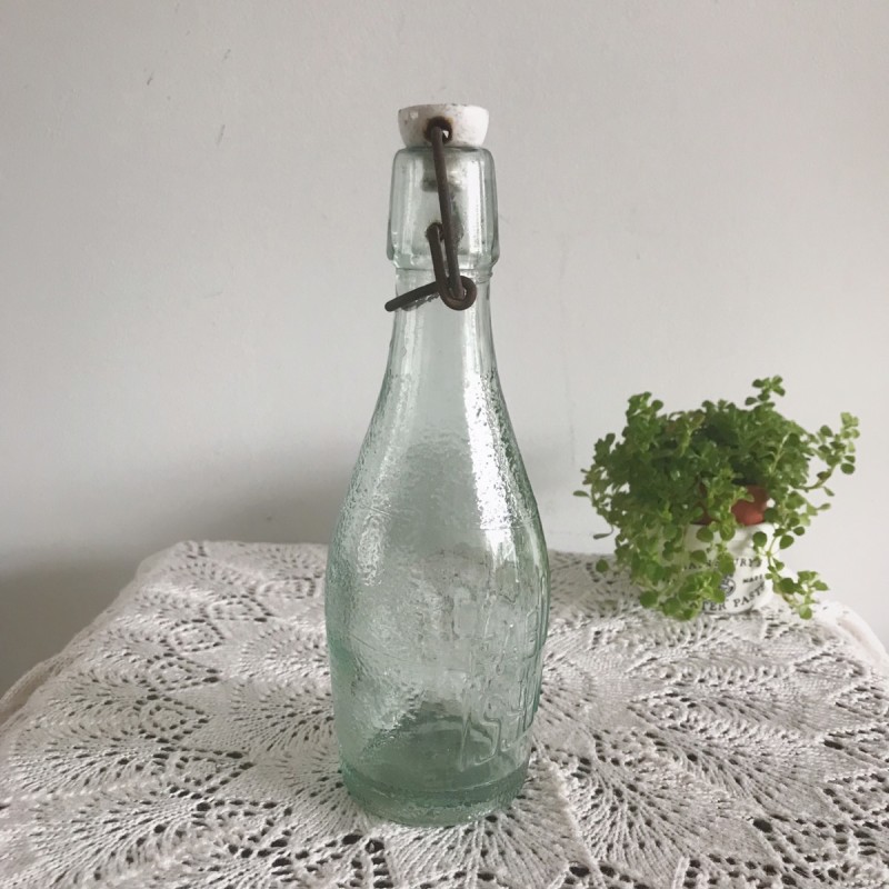 フランス製 すりガラスのボトル - Brocante Katten (ブロカント・カッテン)