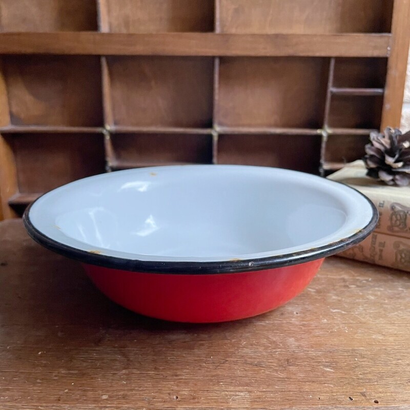 ホーロー フラットボール 18cm Brocante Katten ブロカント カッテン